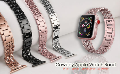 Steel Band For Apple Watch 7 6 se 5 4 3 2 1 38 42mm 40mm