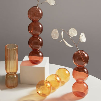 Glass Candle Stick Holders Taper Candles Holder for Candlestick Dinner