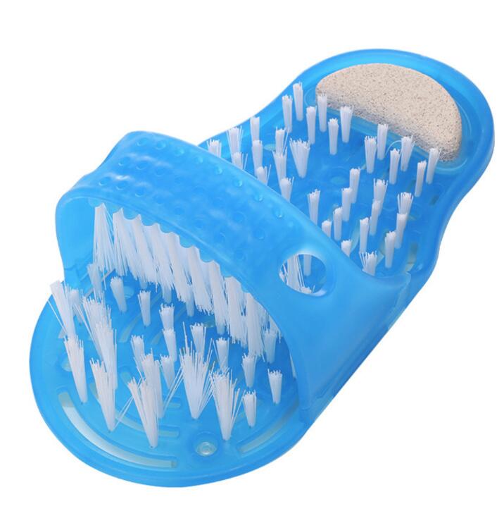 Slipper Foot Scrubber Bath Shoe with Brush Household Bathroom  Foot Cleaning Brush Slipper - Shopy Max