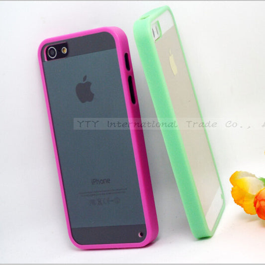 SRRRF: Transparent Cases Cover For Apple iPhone 5 iPhone 5S Case For iPhone5S iPhone5 Phone Shell PRJJ UI9JJ PQR99 KAHH UR888 KK - Shopy Max