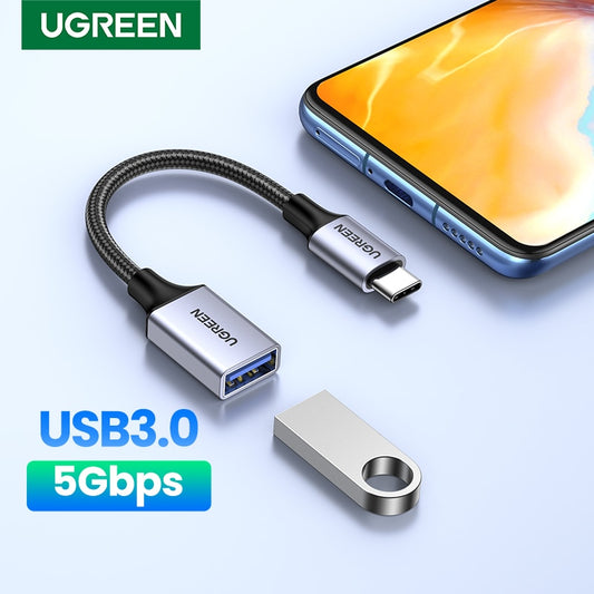 UGREEN USB C to USB 3.0 Adapter Type C OTG Cable Thunderbolt 3 to USB Female Adapter OTG Cable for