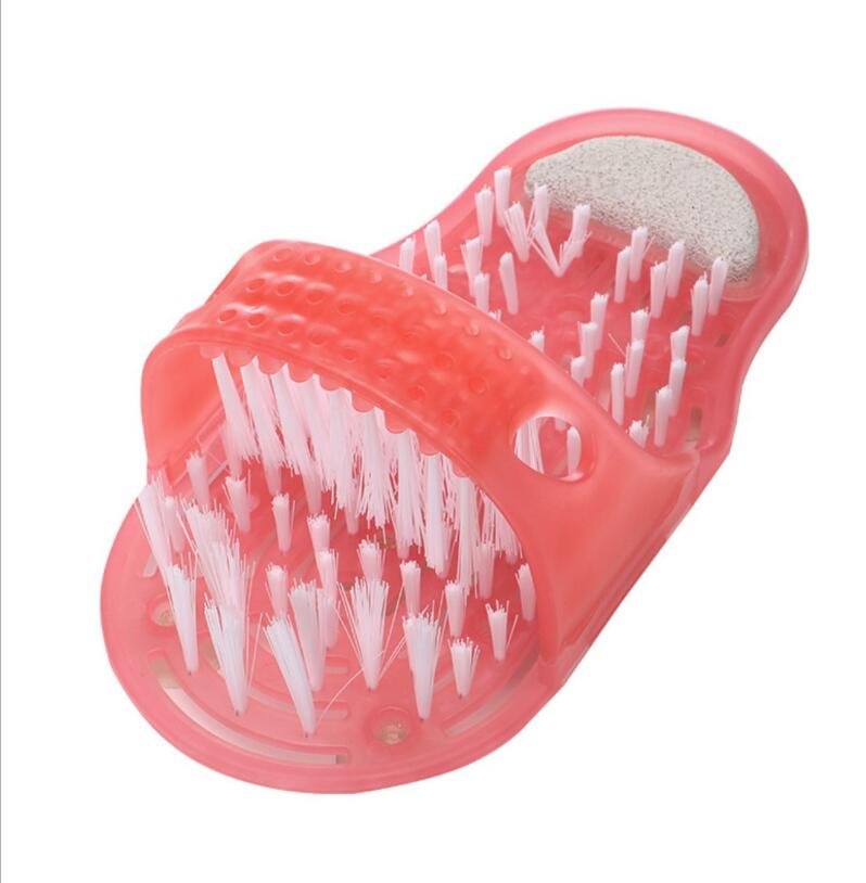 Slipper Foot Scrubber Bath Shoe with Brush Household Bathroom  Foot Cleaning Brush Slipper - Shopy Max