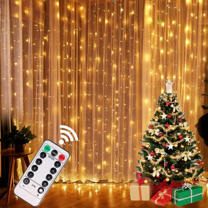 3m 100/200/300 LED Festoon Curtain String Light