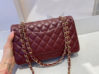 Ladies Genuine Leather Handbag Fashion Casual Chain Shoulder Messenger Bag Famous Classic