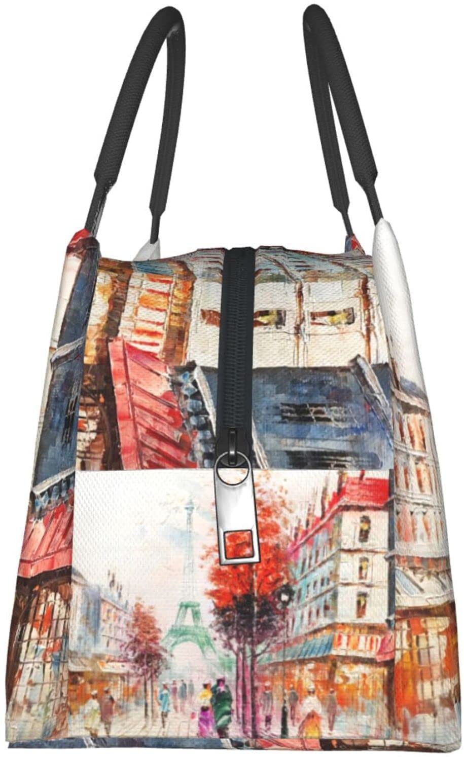 REALER brand 3 pcs printed handbag women large tote bag artificial leather shoulder messenger