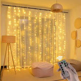 3m 100/200/300 LED Festoon Curtain String Light