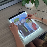Creative Kids Toys A4 Size 3 Level Dimmable Copy Board Sketching