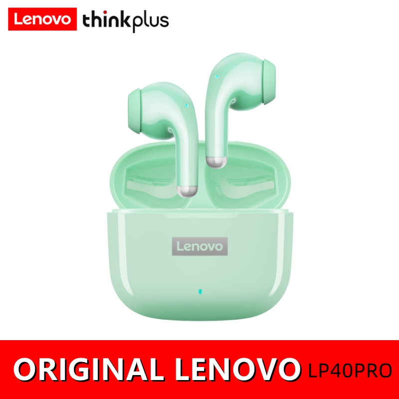 NEW Original Lenovo LP40/LP40pro TWS Wireless Earphone Bluetooth5.1 Dual Stereo Noise Reduction Bass Touch Control Earbuds