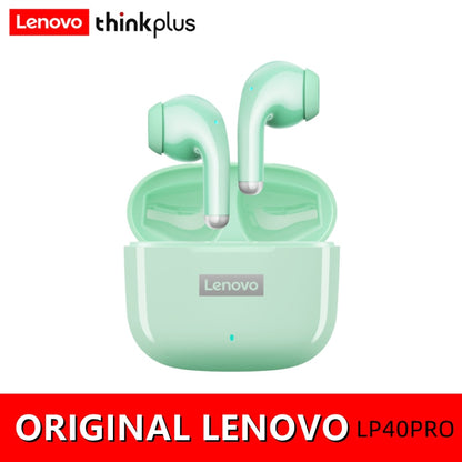 NEW Original Lenovo LP40/LP40pro TWS Wireless Earphone Bluetooth5.1 Dual Stereo Noise Reduction Bass Touch Control Earbuds