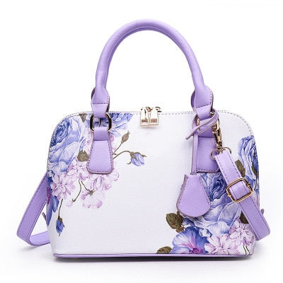 Designer Printed Bags For Women Famous Brand Ladies Shopper Bag Shell Elegant Floral