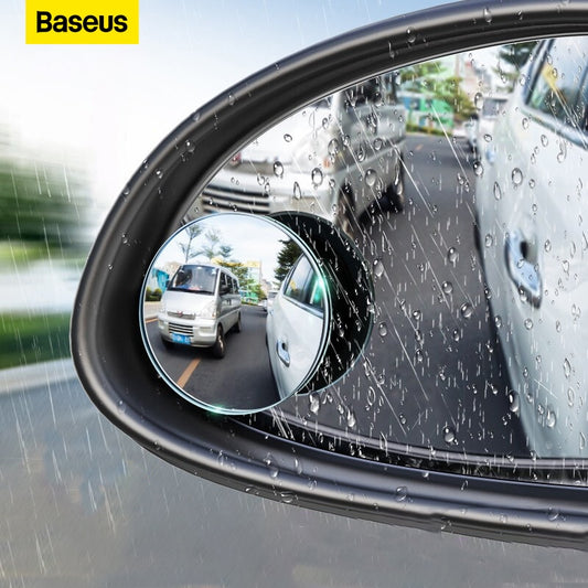 Baseus 2pcs Car Rear View Mirror Full Vision 360 Degree Wide Anger Parking Assitant