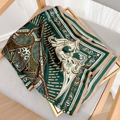 70*70cm Spring Autumn Lady Beach Silk Scarf New Style Headscarf Women Fashion Square shawl wrap Luxury foulard bandanna muffler