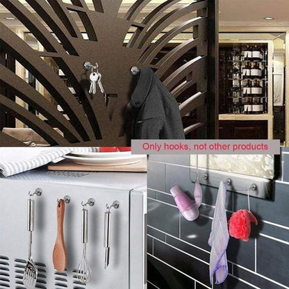 20Pcs Strong Magnetic Hooks Heavy Duty Wall Hooks Hanger Key Coat Cup