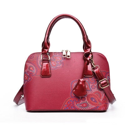 Designer Printed Bags For Women Famous Brand Ladies Shopper Bag Shell Elegant Floral