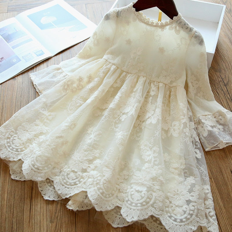 Elegant Flower Girls Dress Wedding Party Princess