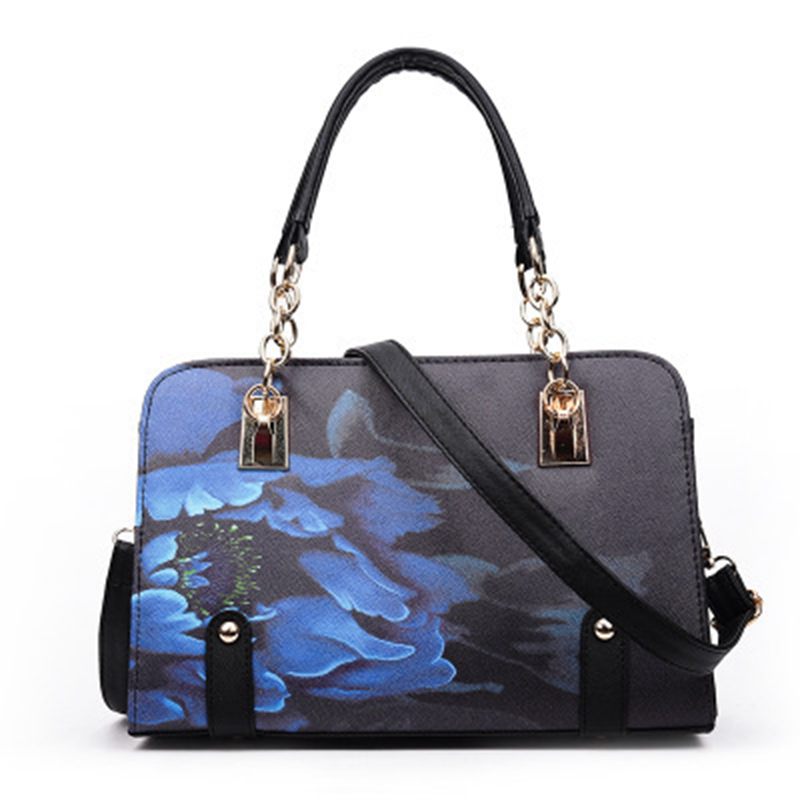 Designer Printed Bags For Women Famous Brand Ladies Shopper Bag Shell Elegant Floral