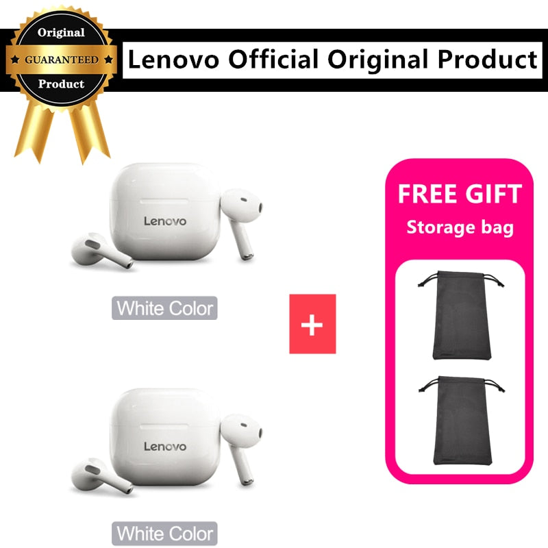 NEW Original Lenovo LP40/LP40pro TWS Wireless Earphone Bluetooth5.1 Dual Stereo Noise Reduction Bass Touch Control Earbuds