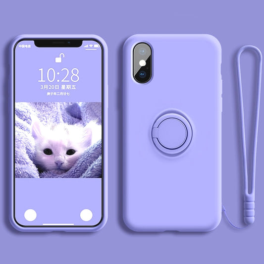 Soft Liquid Silicone Case For iPhone 13 12 11 Pro Max XS Mini X R XR 7 8 6
