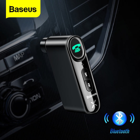 Baseus Aux Car Wireless Audio Receiver Auto Bluetooth-compatible 5.0 Car Kit Adapter