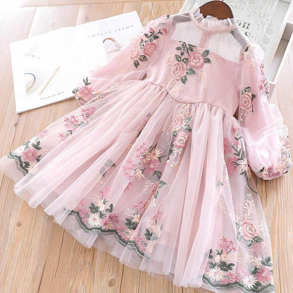 Elegant Flower Girls Dress Wedding Party Princess