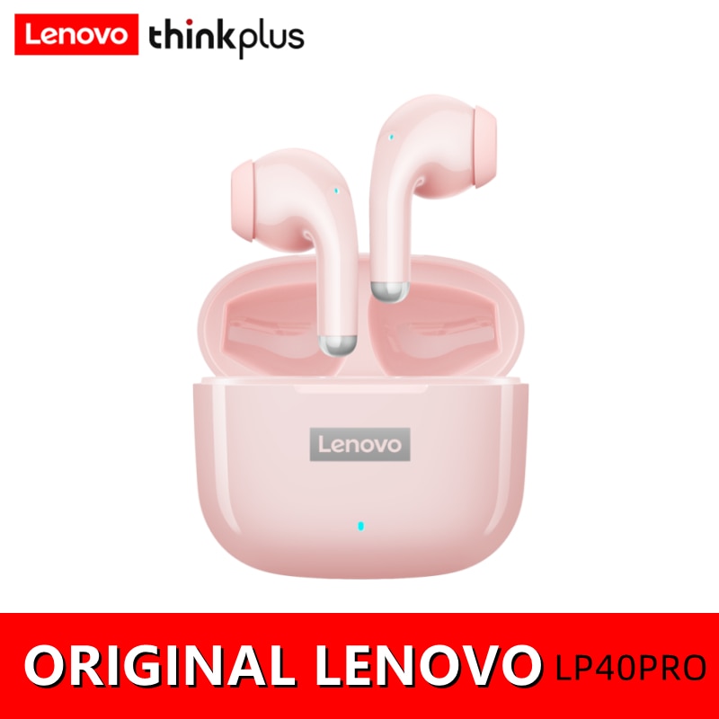 NEW Original Lenovo LP40/LP40pro TWS Wireless Earphone Bluetooth5.1 Dual Stereo Noise Reduction Bass Touch Control Earbuds