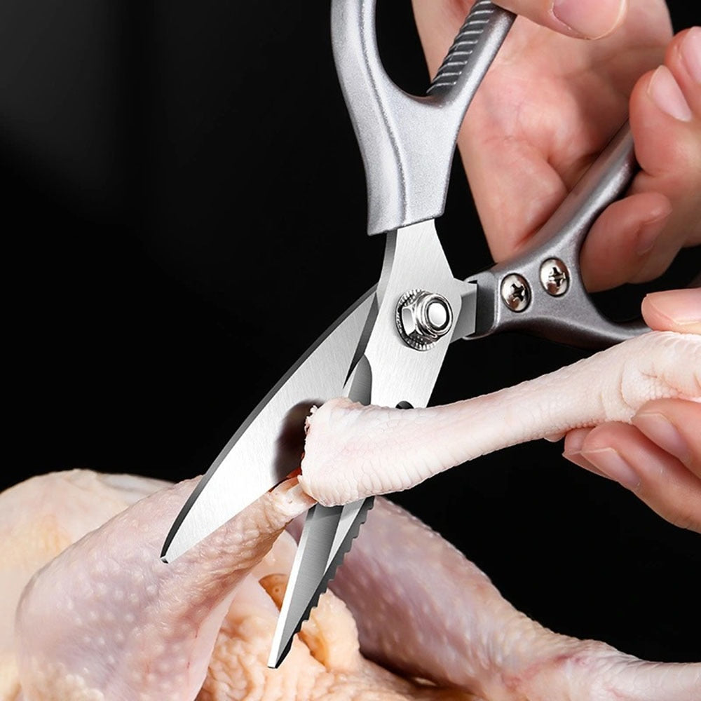 Kitchen Accessories Scissors Stainless Steal Multi Function Tool Vegetable Barbecue Meat Cutting Scissors Chicken Bone Cutting