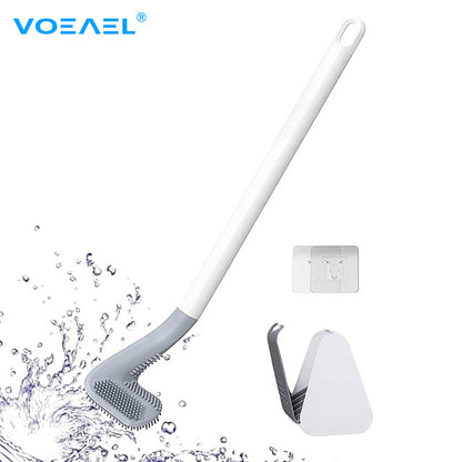 Silicone Bristle Golf Toilet Brush and Drying Holder for Bathroom Storage and Organization Bathroom Cleaning Tool WC Accessories