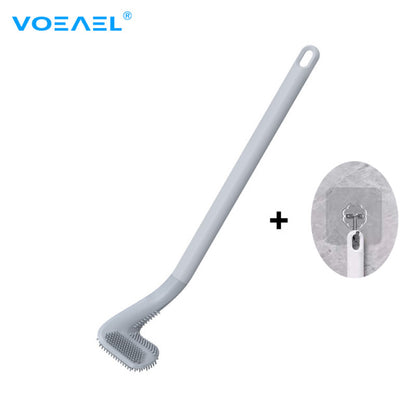 Silicone Bristle Golf Toilet Brush and Drying Holder for Bathroom Storage and Organization Bathroom Cleaning Tool WC Accessories