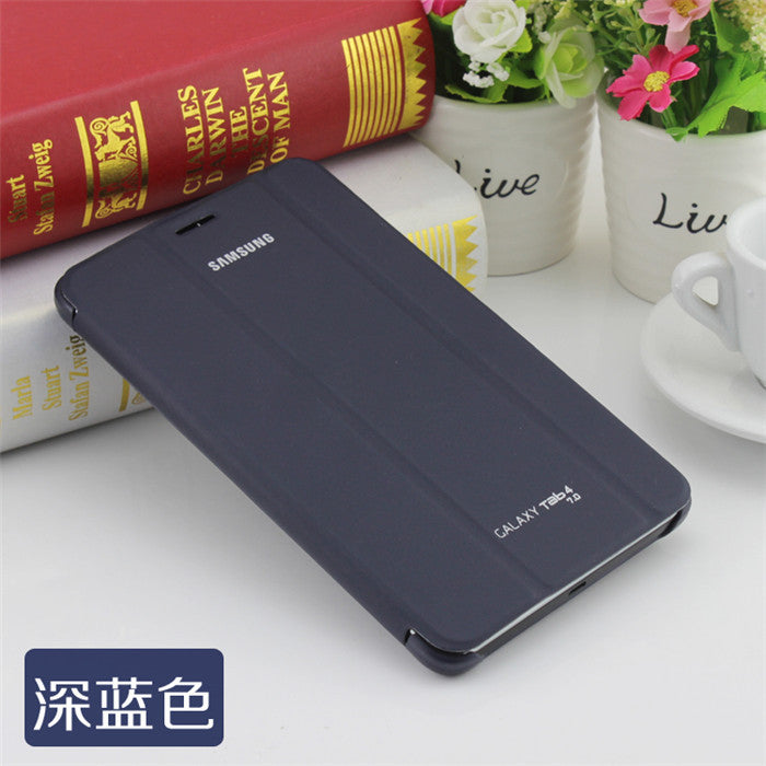 Ultra Thin Slim Leather Case Smart Book Cover for Samsung Galaxy Tab 4 7.0 T230 T231 T235 Business Folding Flip Cover