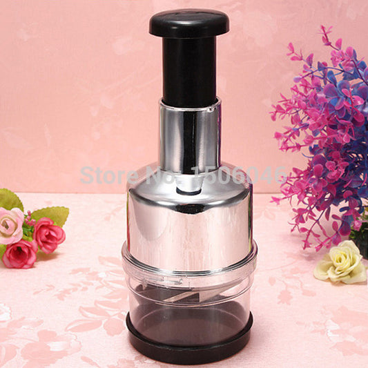 Stainless Pressing Fruit Vegetable Salad Onion Hand Chopper Dicer Slicer Cutter Kitchen Tools Peeler Grater Free Shipping - Shopy Max