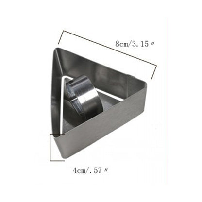 Stainless Steel Cake Ring Mousse Cake Mold Onigiri Sushi Tool with Push Plate Non-