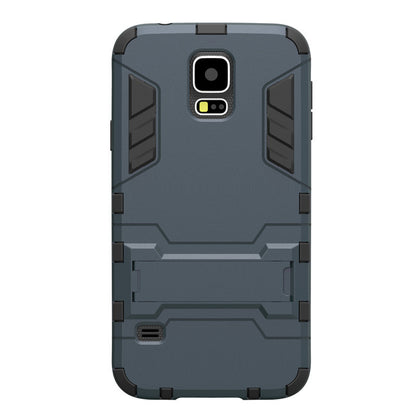 Stand Cases 2 in 1 Luxury Rugged Silicon TPU + PC Cover Mobile Phone Accessories Hybrid For Samsung Galaxy S5 Case - Shopy Max