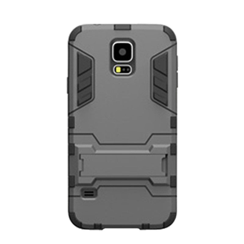 Stand Cases 2 in 1 Luxury Rugged Silicon TPU + PC Cover Mobile Phone Accessories Hybrid For Samsung Galaxy S5 Case - Shopy Max