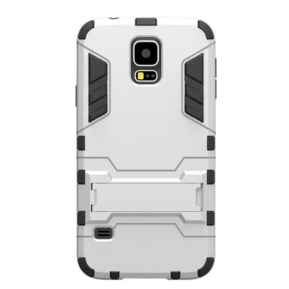 Stand Cases 2 in 1 Luxury Rugged Silicon TPU + PC Cover Mobile Phone Accessories Hybrid For Samsung Galaxy S5 Case - Shopy Max