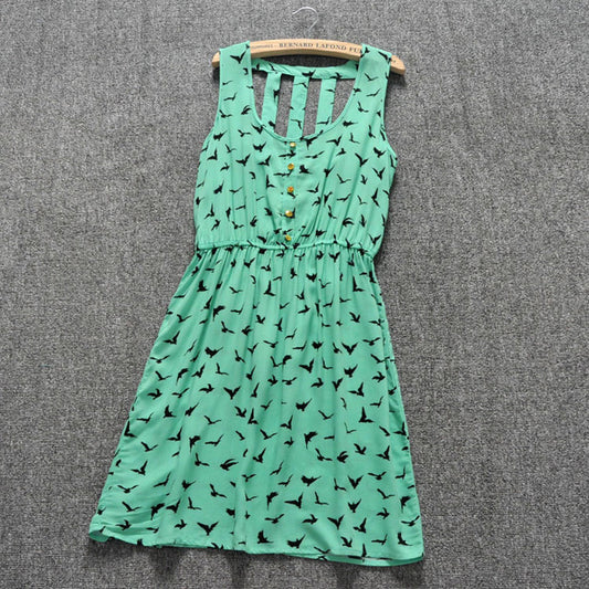New Women Leopard Print Casual Dress