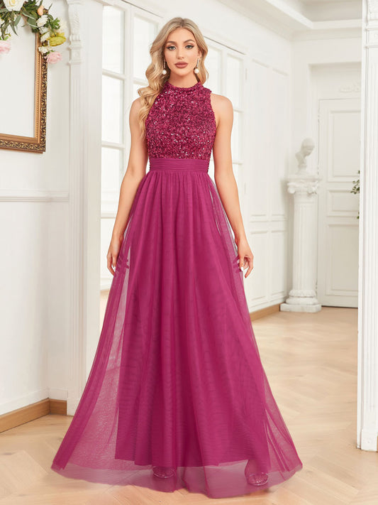 ong Evening 2022 Party Fashion Women's Skirt Wedding Sequins Dresses