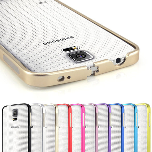 Ultrathin Aviation No Screws Frame S5 Phone Cover Ultra Thin Metal Luxury Aluminum Bumper Case For Samsung Galaxy S5 i9600