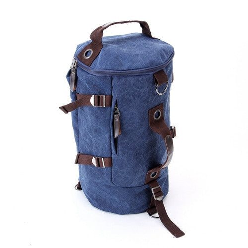 Vintage Large Capacity Canvas Travel Bags Luggage Sport Bag Men Military Duffle Bags For Male Malas Para Viagem Blue 270349