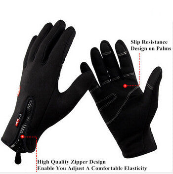 Windproof Outdoor Sports Gloves Tactical Mittens for Men Women in Winter Feel Warm Bicycle Cycling Motorcycle Hiking Skiing