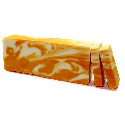 Orange Olive Oil Artisan Soap Slice - Shopy Max