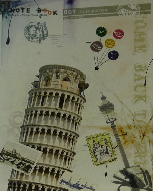 Florence Postcard - 35cm x 28cm - 24mm Thick Wooden Base