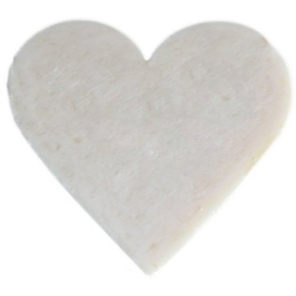 6x Heart Guest Soaps - Coconut - Shopy Max