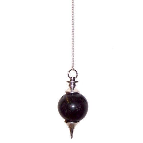 Black Agate Sphere Pendulum