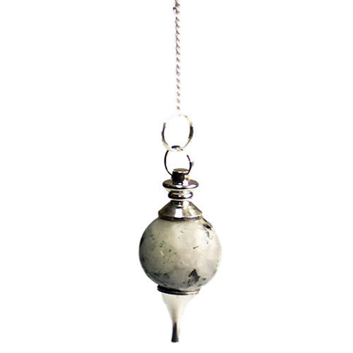 Rainbow Moonstone Sphere Pendulum - Shopy Max