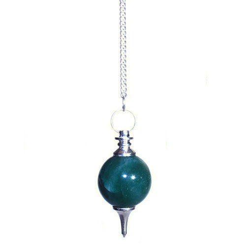 Green Jade Sphere Pendulum - Shopy Max