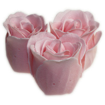 Bath Roses - 3 Roses in Heart Box (Jasmine) - Shopy Max