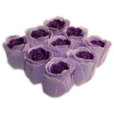 Bath Roses - 9 Roses in Gift Box (Lavender) - Shopy Max