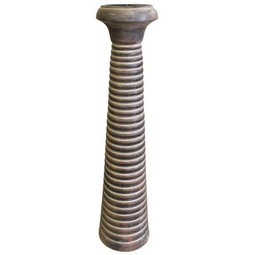 Tallest Ribbed Darkwash Candlestick