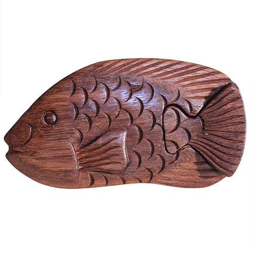 Bali Puzzle Box - Fish Carp - Shopy Max