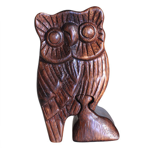 Bali Puzzle Box - Owl - Shopy Max